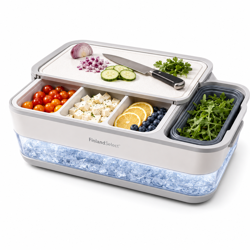 finlandselectvip™ 4-in-1 Chilled Prep & Serving Station