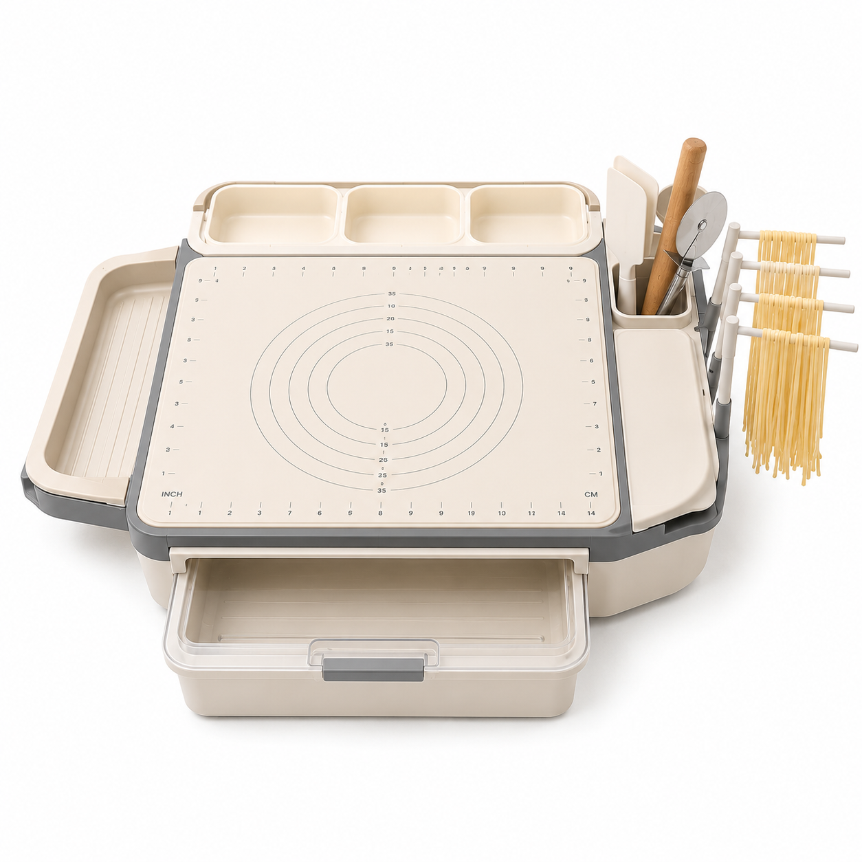 finlandselectvip™ 6-in-1 Dough, Pasta & Pizza Prep Station