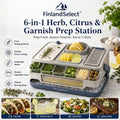 finlandselectvip™ 6-in-1 Herb, Citrus & Garnish Prep Station