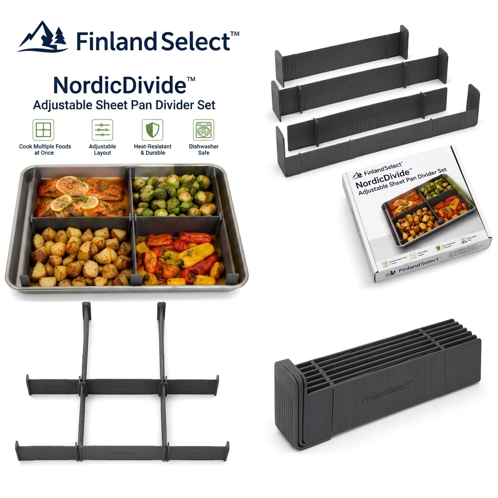 finlandselectvip™ NordicDivide™ Adjustable Sheet Pan Divider Set